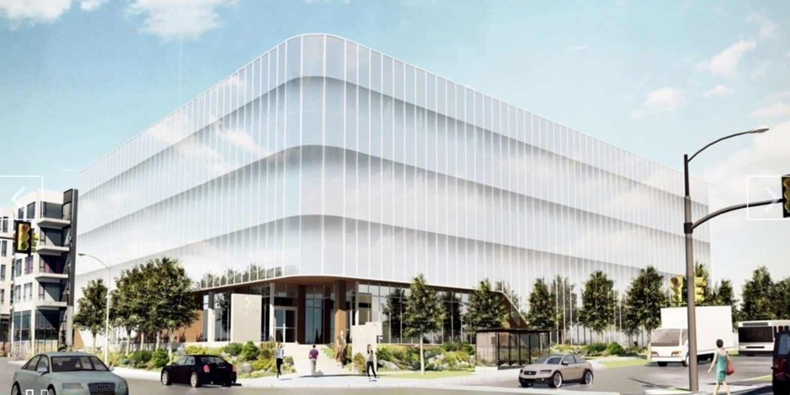 vue bâtiment extérieure des bureaux de la clinique dentaire Maizerets